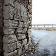 Cedimento strutturale all'arco del Fortino