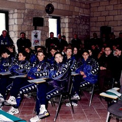 La nazionale femminile di calcio a Trani, il 22 marzo 2000