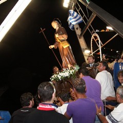 La statua di San Nicola Pellegrino torna al Monastero di Colonna