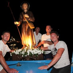 La statua di San Nicola Pellegrino torna al Monastero di Colonna