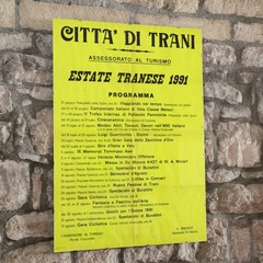 Rassegna di manifesti d'epoca del Comune di Trani