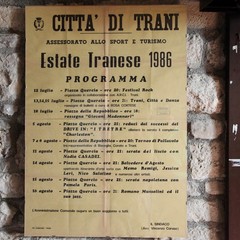 Rassegna di manifesti d'epoca del Comune di Trani