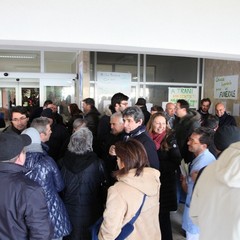 Protesta ospedale di Trani