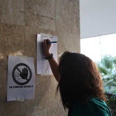 Protesta ospedale di Trani