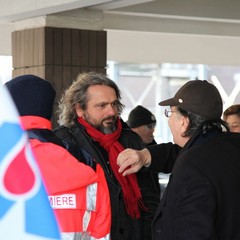 Protesta ospedale di Trani