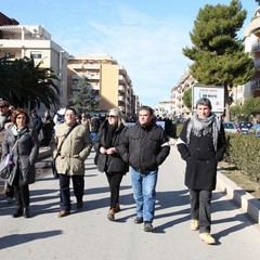 Corteo di protesta contro la smobilitazione dell’ospedale di Trani