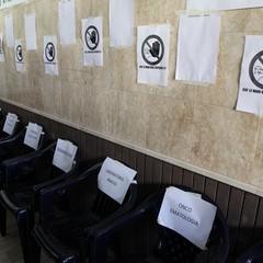 Protesta ospedale di Trani