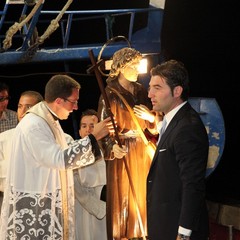 Sbarco di San Nicola Pellegrino nel porto di Trani