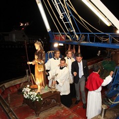 Sbarco di San Nicola Pellegrino nel porto di Trani