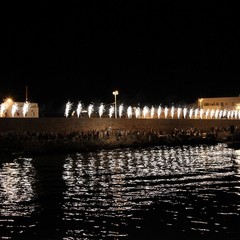 Sbarco di San Nicola Pellegrino nel porto di Trani