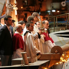 Sbarco di San Nicola Pellegrino nel porto di Trani