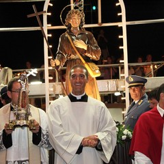 Sbarco di San Nicola Pellegrino nel porto di Trani