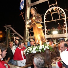 Sbarco di San Nicola Pellegrino nel porto di Trani
