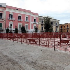 Piazza campo dei Longobardi dopo i lavori di restauro