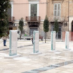 Piazza campo dei Longobardi dopo i lavori di restauro