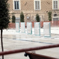 Piazza campo dei Longobardi dopo i lavori di restauro