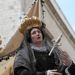 Marzo - Dopo il restauro, l'Addolorata torna a casa