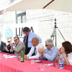 Gianni Alemanno a Trani con Lima e Riserbato