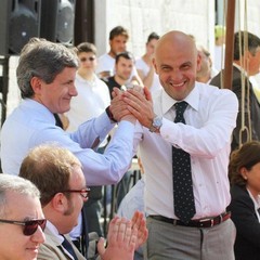 Gianni Alemanno a Trani con Lima e Riserbato