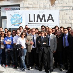 Gianni Alemanno a Trani con Lima e Riserbato