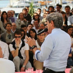 Gianni Alemanno a Trani con Lima e Riserbato