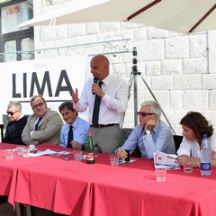 Gianni Alemanno a Trani con Lima e Riserbato