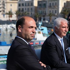 Angelino Alfano a Trani per Gigi Riserbato