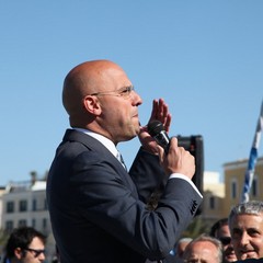 Angelino Alfano a Trani per Gigi Riserbato
