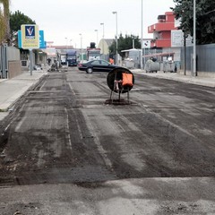 Lavori in via Papa Giovanni XXIII