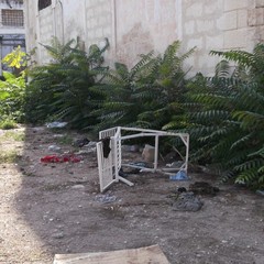 Il campo rom in via Verdi a Trani