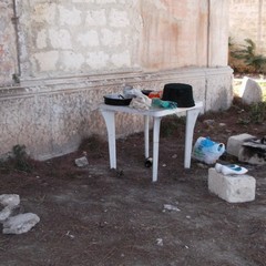 Il campo rom in via Verdi a Trani