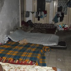 Il campo rom in via Verdi a Trani