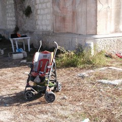 Il campo rom in via Verdi a Trani