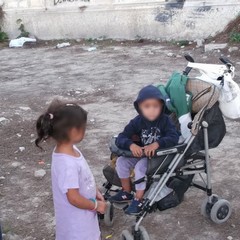 Il campo rom in via Verdi a Trani