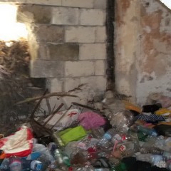 Il campo rom in via Verdi a Trani