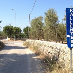 Cartelli stradali a Trani