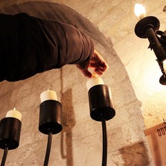 Si accendono le luci di Chanukkà alla Sinagoga Scolanova di Trani