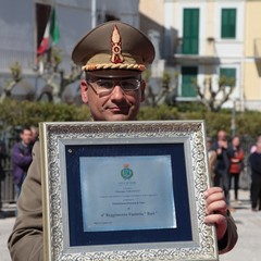 Conferimento cittadinanza onoraria di Trani al IX reggimento fanteria Bari