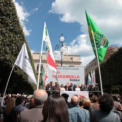 Comizio del candidato sindaco Ugo Operamolla