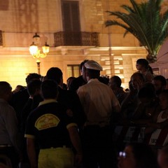 Disoccupato protesta in piazza Quercia