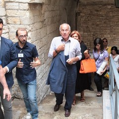 Fausto Bertinotti in visita a Trani