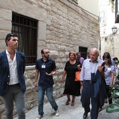 Fausto Bertinotti in visita a Trani