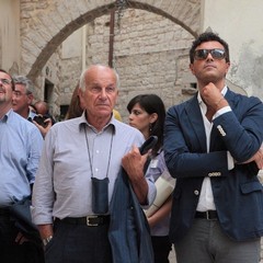 Fausto Bertinotti in visita a Trani