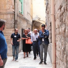 Fausto Bertinotti in visita a Trani