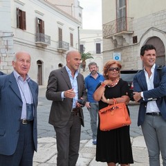 Fausto Bertinotti in visita a Trani