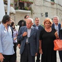 Fausto Bertinotti in visita a Trani