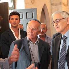 Fausto Bertinotti in visita a Trani