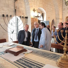 Fausto Bertinotti in visita a Trani