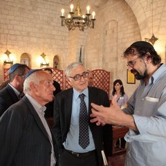 Fausto Bertinotti in visita a Trani