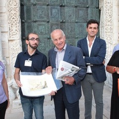 Fausto Bertinotti in visita a Trani